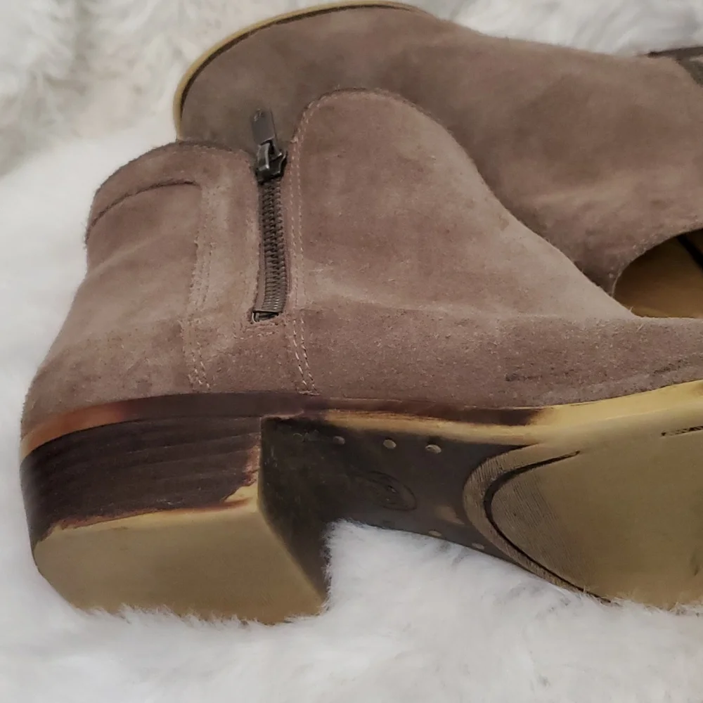 Lucky Brand Suede Ankle Booties